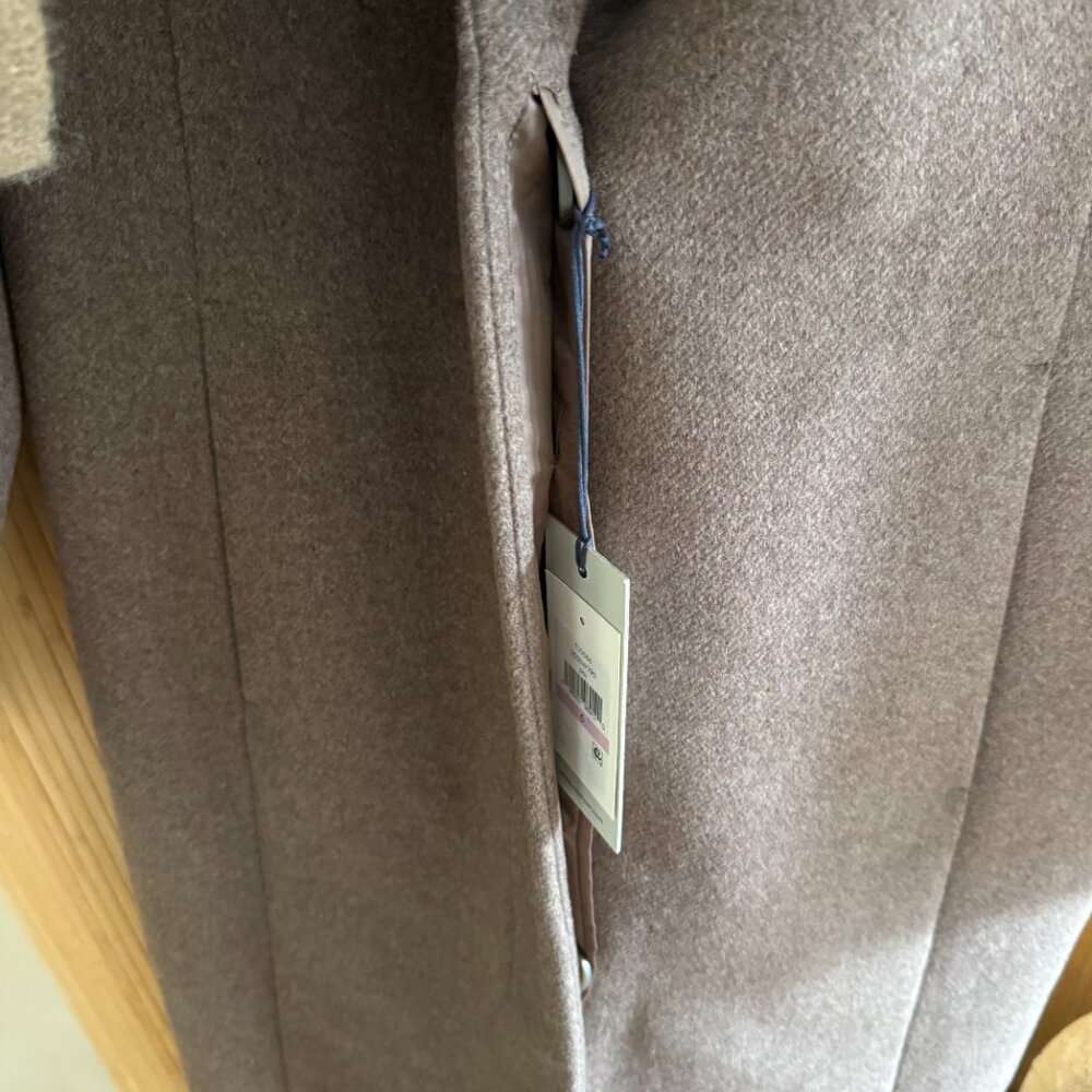 Cole Haan Knotch Lapel Wool Coat - Picture 6 of 6